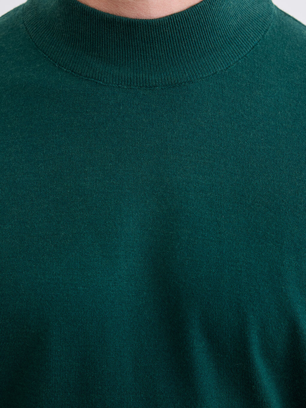 Men's Half Fisherman Ribbed Knit Sweater-2