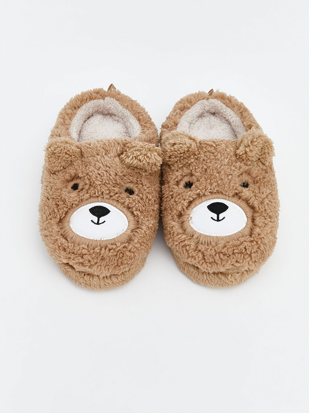 Bej Ayı Teddy Nakışlı Erkek Çocuk Ev Terliği-2