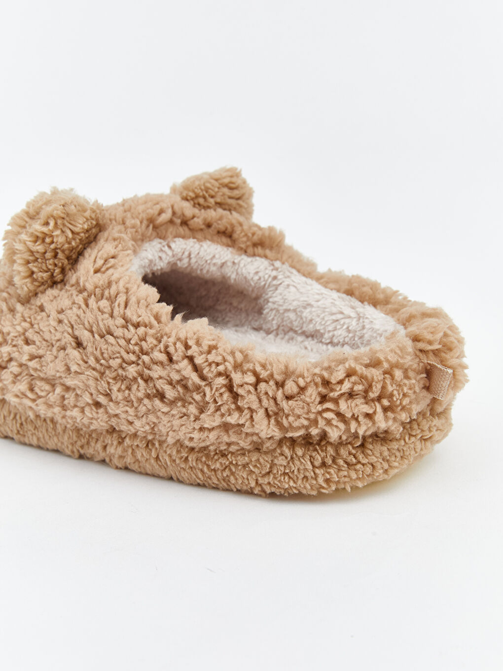 Bej Ayı Teddy Nakışlı Erkek Çocuk Ev Terliği-4