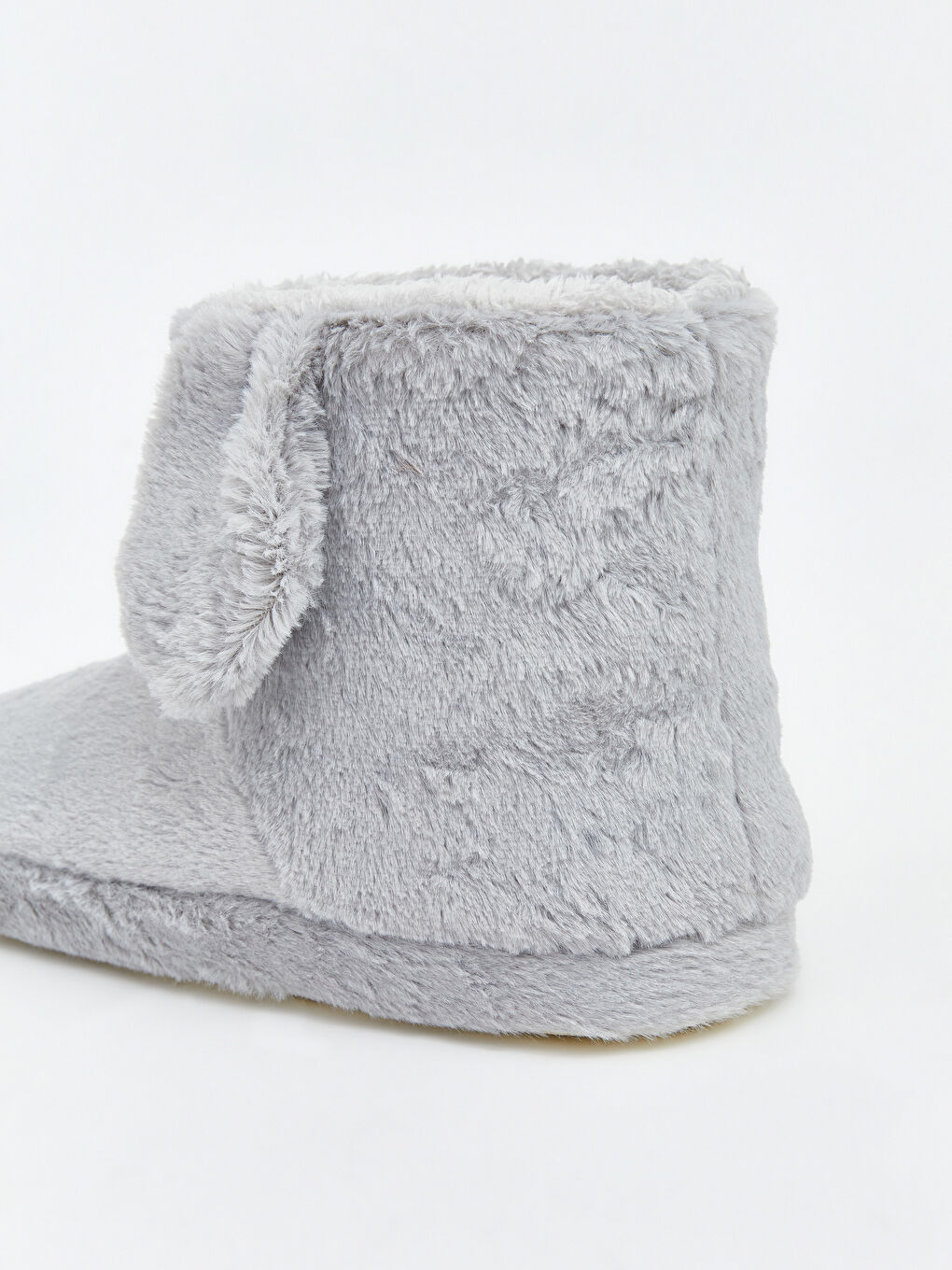 Gri Hayvan Figürlü Erkek Çocuk Panduf-4