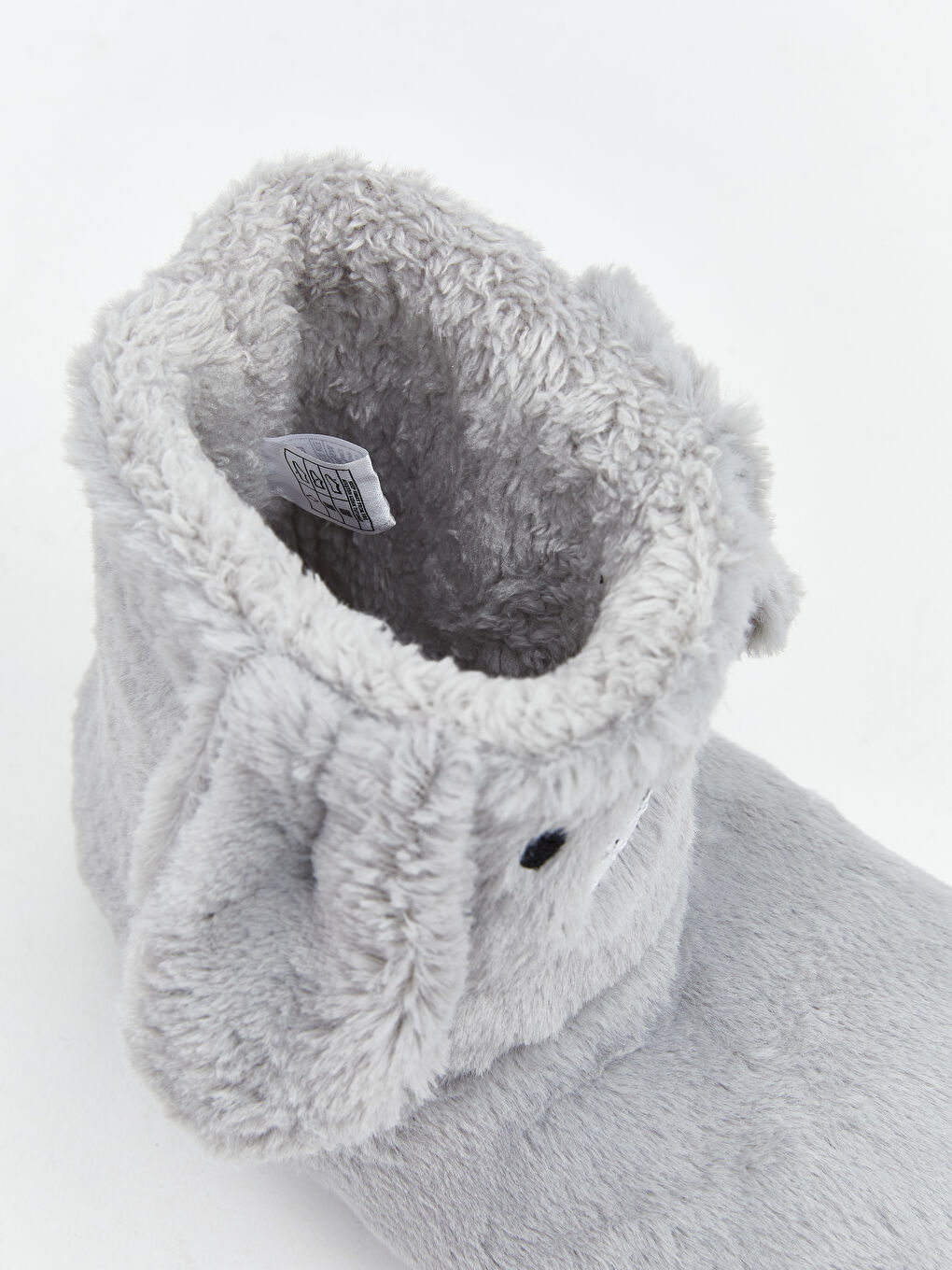 Gri Hayvan Figürlü Erkek Çocuk Panduf-5