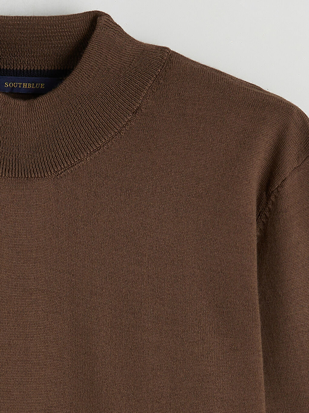 Bej Yarım Balıkçı Yaka Erkek Triko Kazak-5