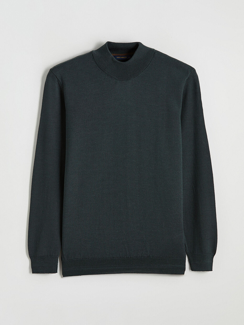 Yeşil Yarım Balıkçı Yaka Erkek Triko Kazak-4