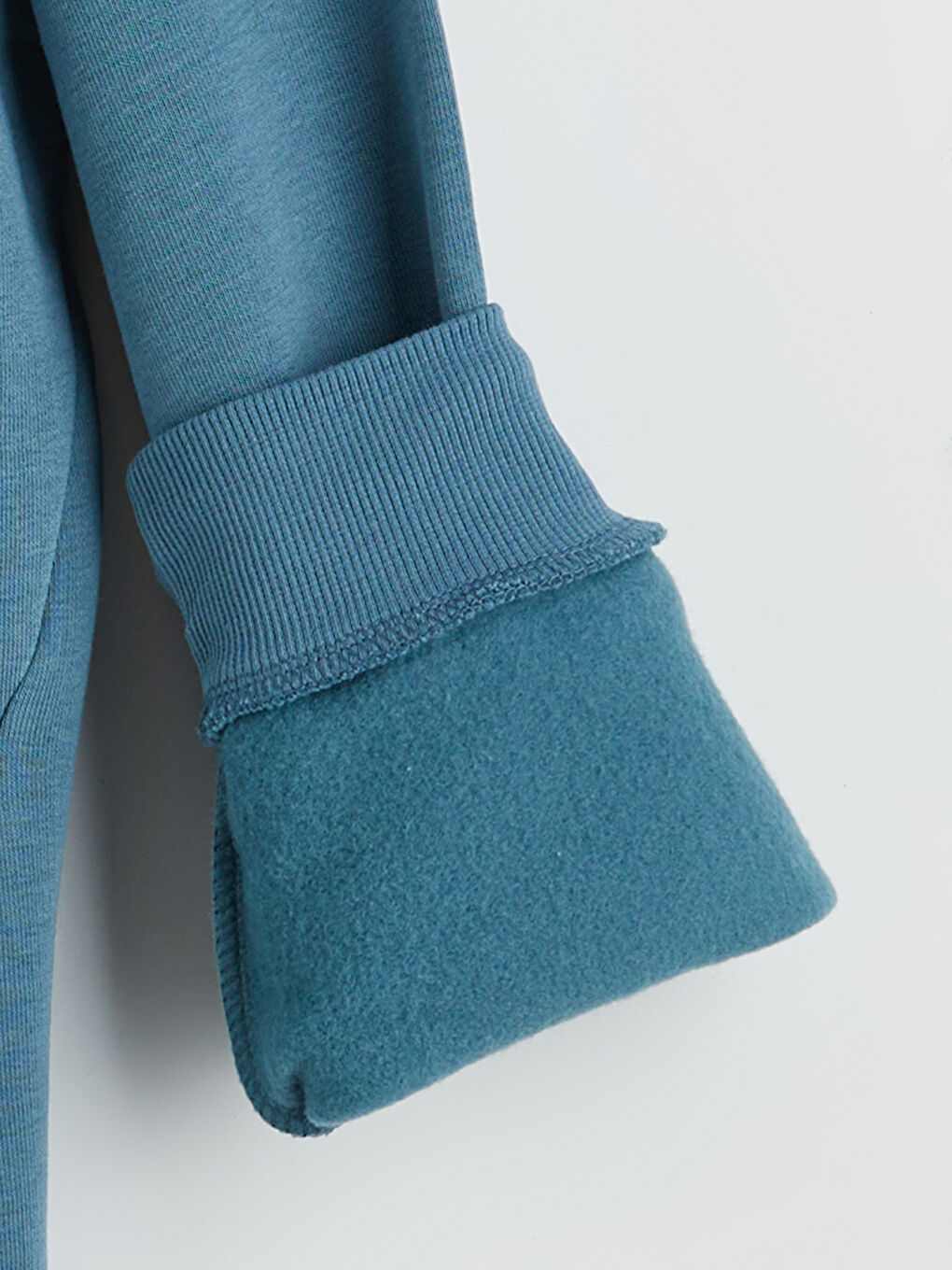 Mavi Kapüşonlu Baskılı Erkek Çocuk Eşofman Takımı-3