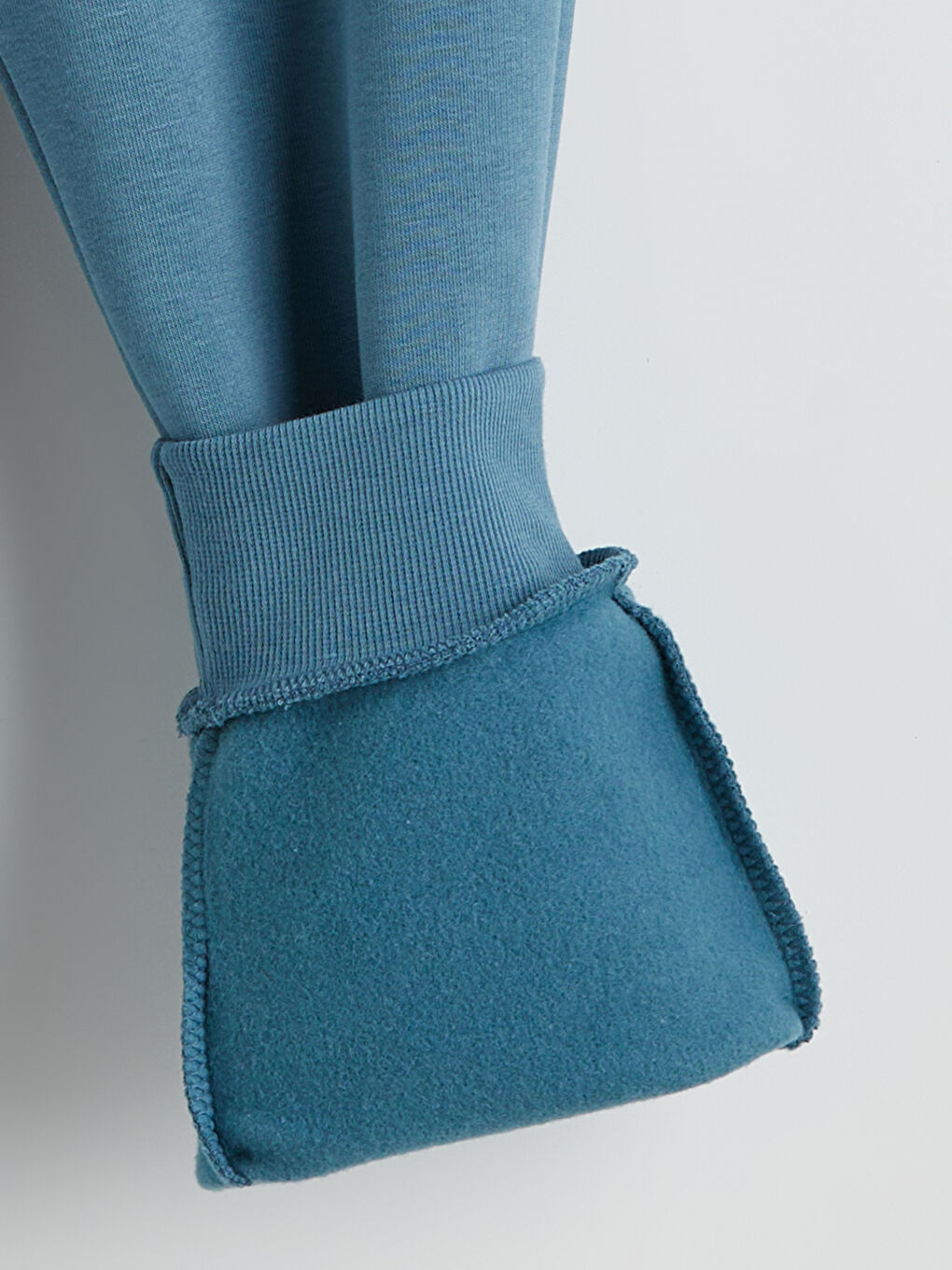 Mavi Kapüşonlu Baskılı Erkek Çocuk Eşofman Takımı-7