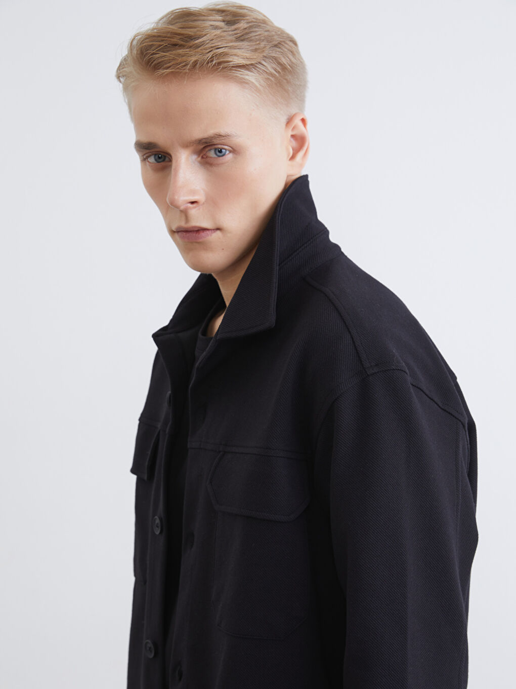 Casual Fit Men's Shirt Jacket