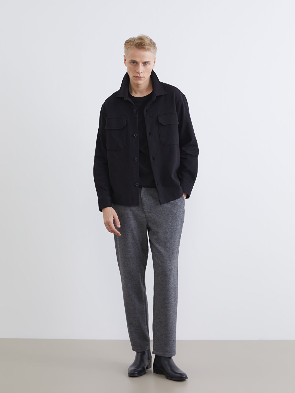 Casual Fit Men's Shirt Jacket-1