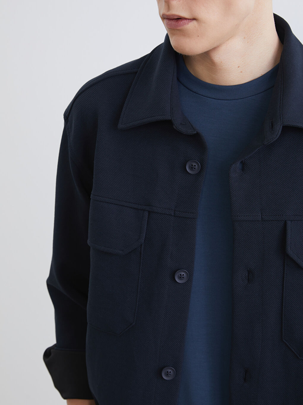 Casual Fit Men's Shirt Jacket-2