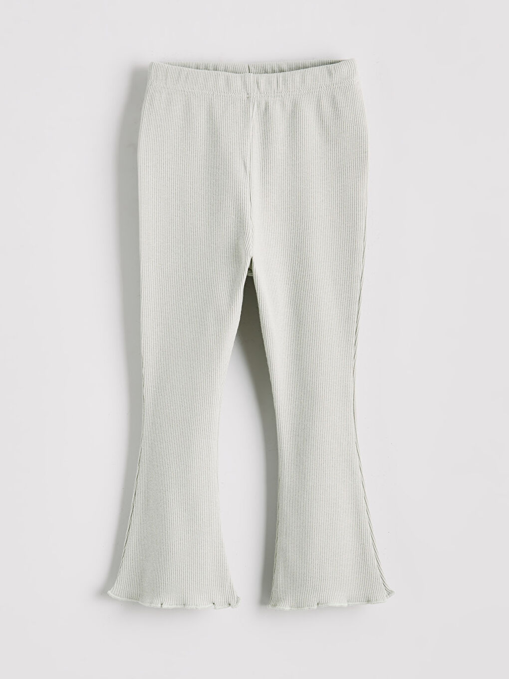 Pembe Beli Lastikli Basic Kız Bebek Tayt 2'li-1