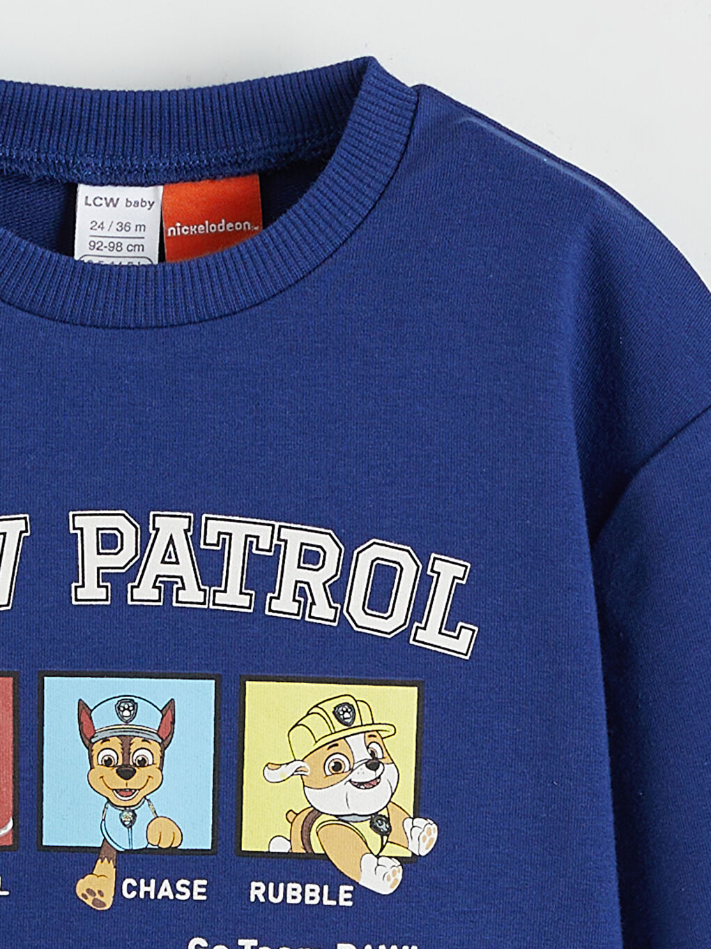 Lacivert Erkek Bebek Regular Fit Paw Patrol Baskılı Takım-2