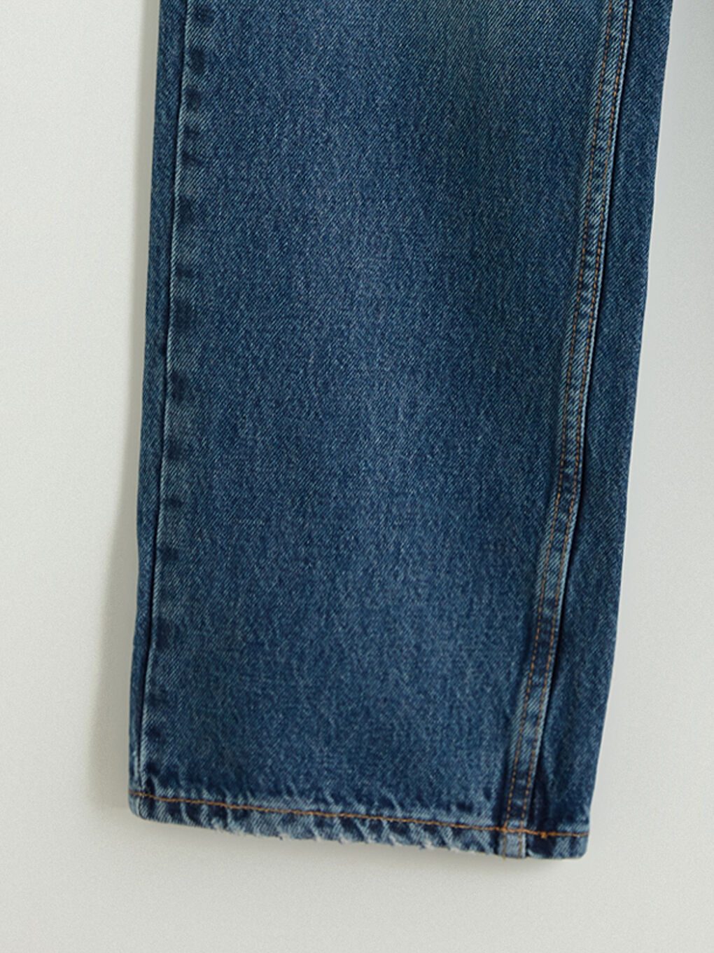 İndigo Boyfriend Fit Kadın Jean Pantolon-5