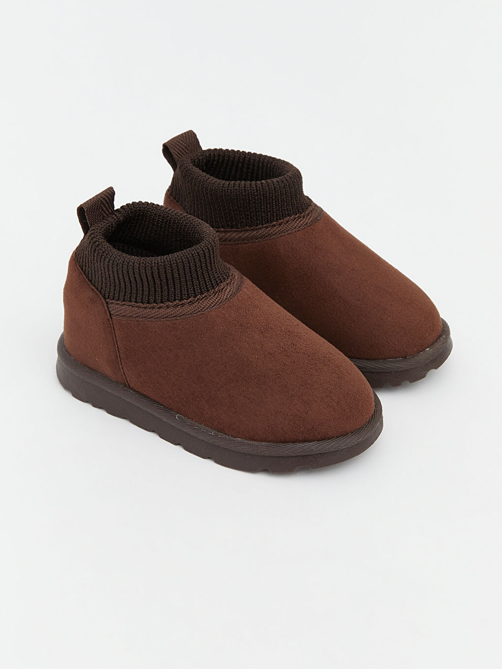 Kahverengi Süet Görünümlü Erkek Bebek Bot