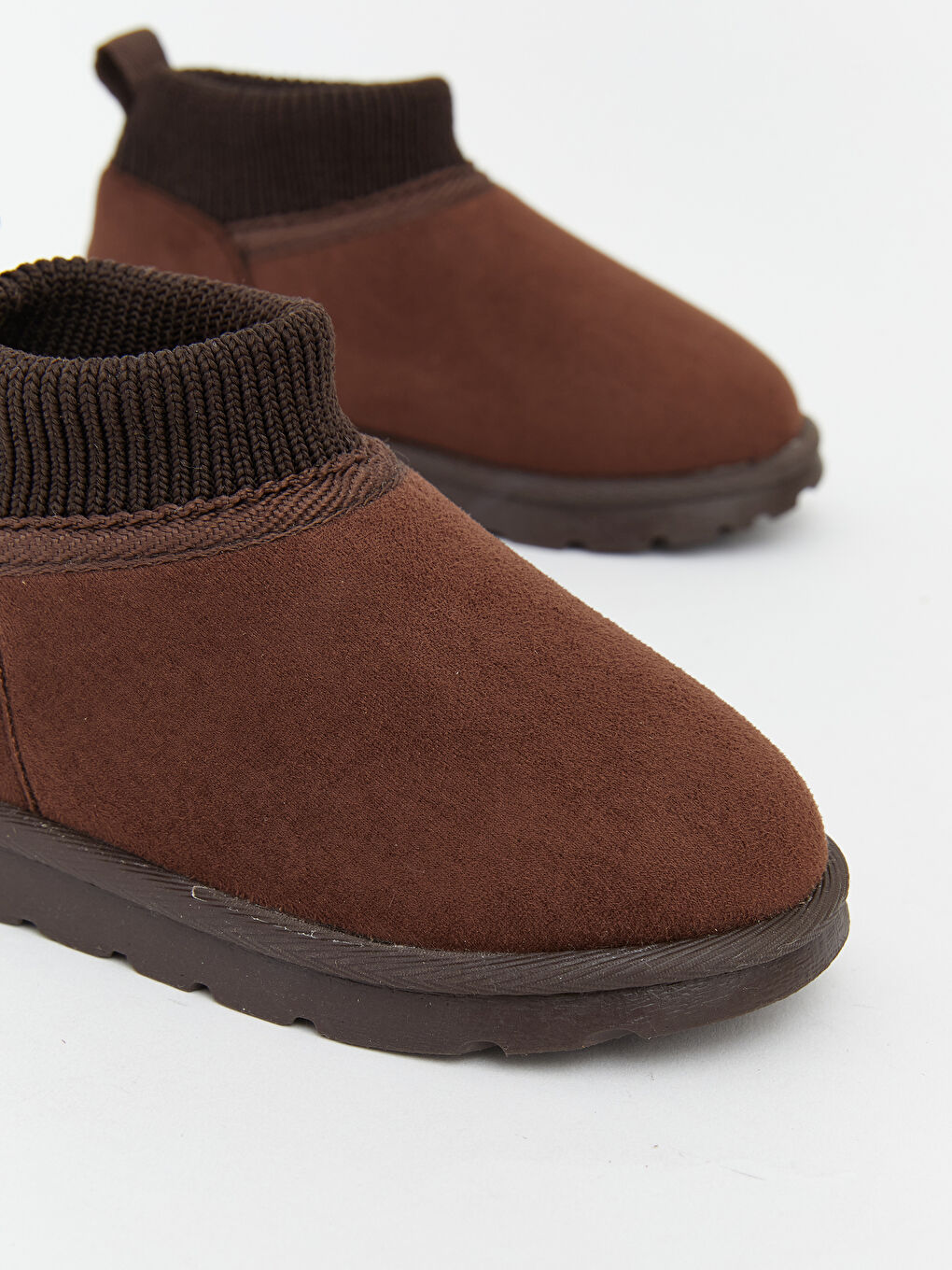 Kahverengi Süet Görünümlü Erkek Bebek Bot-2