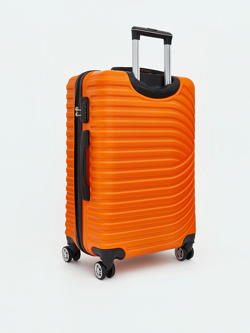 Turuncu Kilit Detaylı Büyük Boy Valiz-1