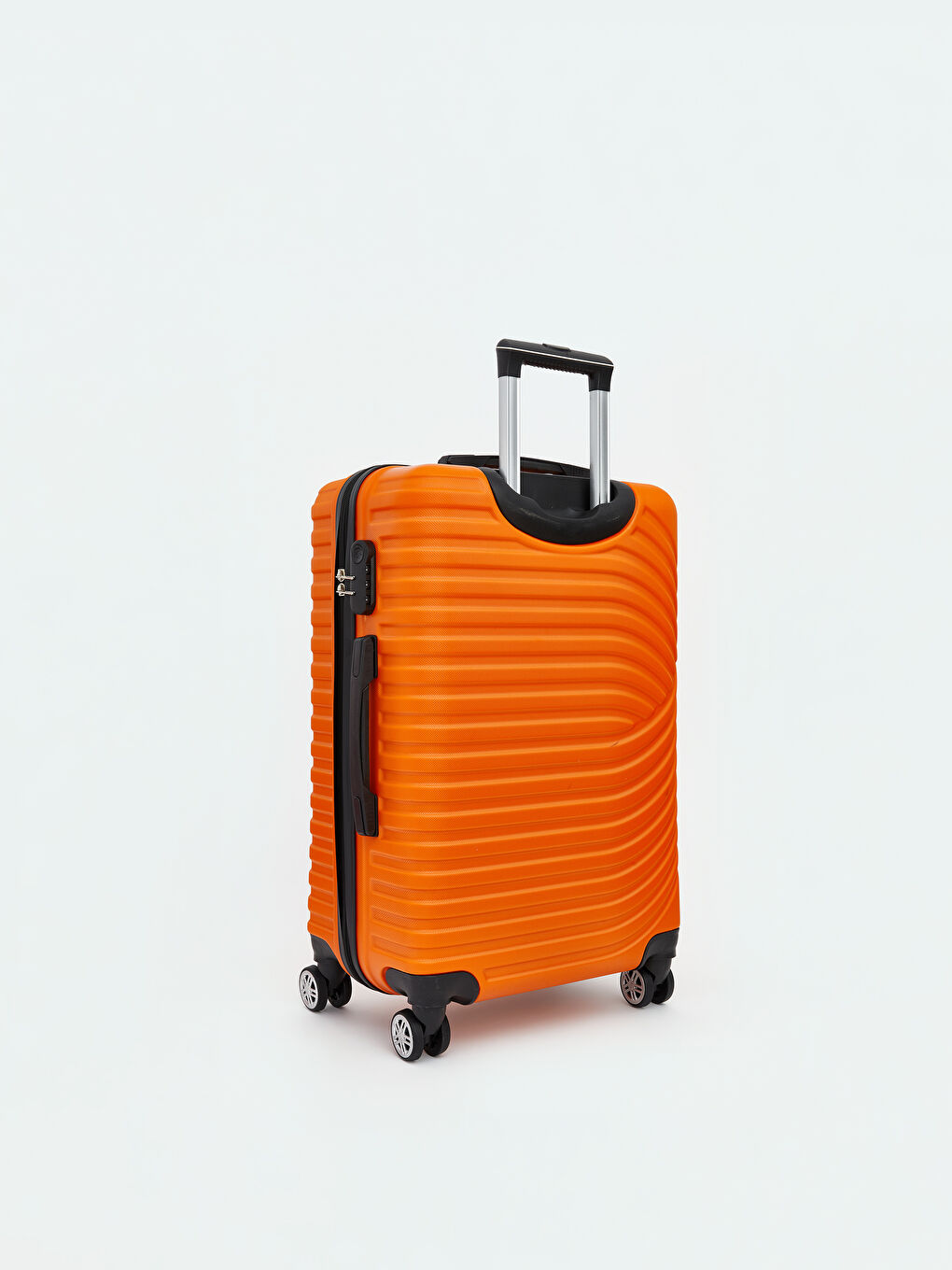 Turuncu Kilit Detaylı Küçük Boy Valiz-1