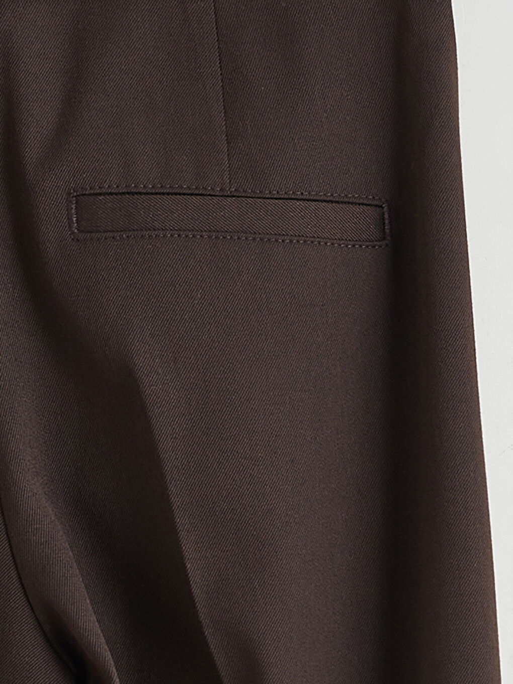 Kahverengi Beli Kemerli Kadın Pantolon-2