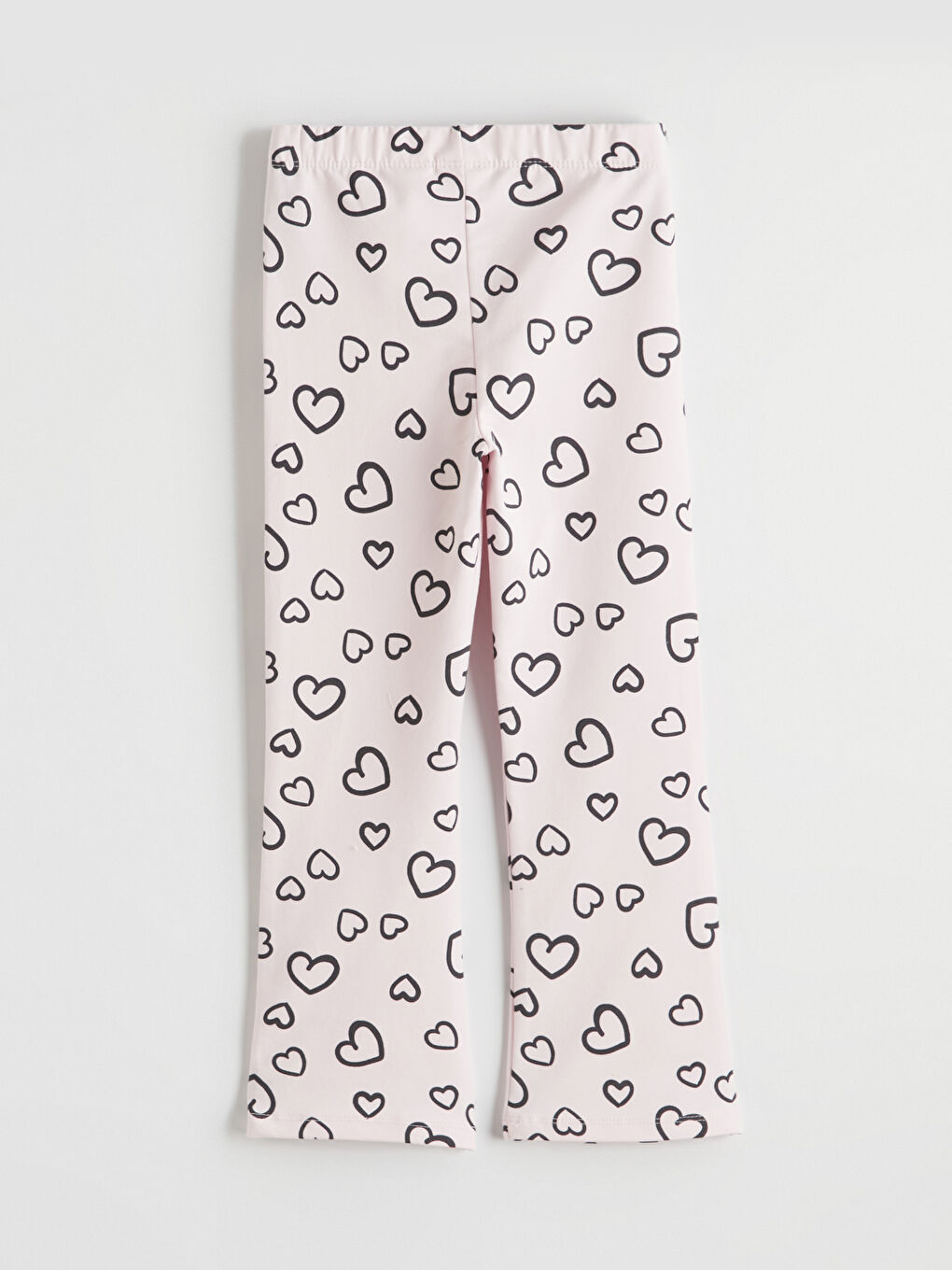 Pembe Stitch Baskılı Kız Çocuk Sweatshirt ve Tayt-7