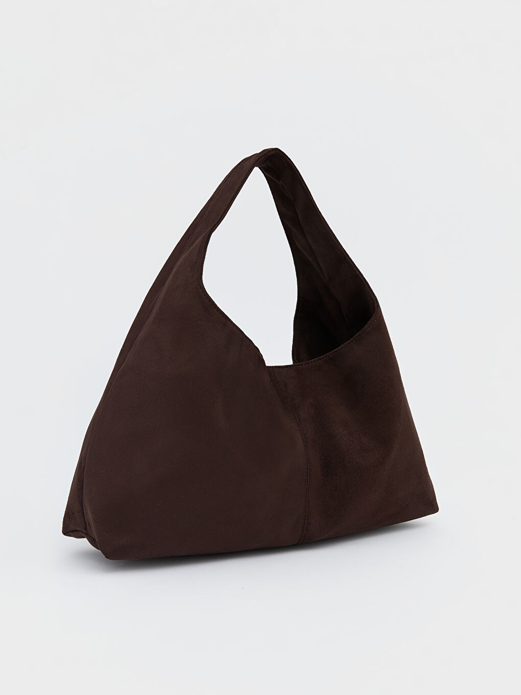 Suede-Look Women's Shoulder Bag-1