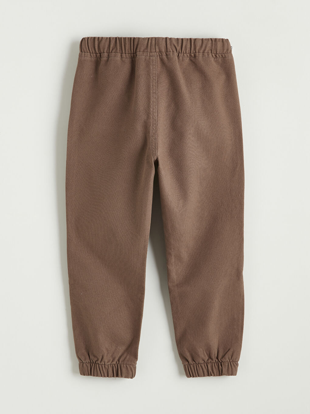 Kahverengi Beli Lastikli Erkek Çocuk Jogger Pantolon-2