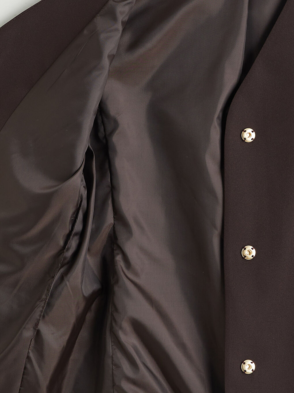 Kahverengi V Yaka Kemerli Kadın Klasik Yelek-5