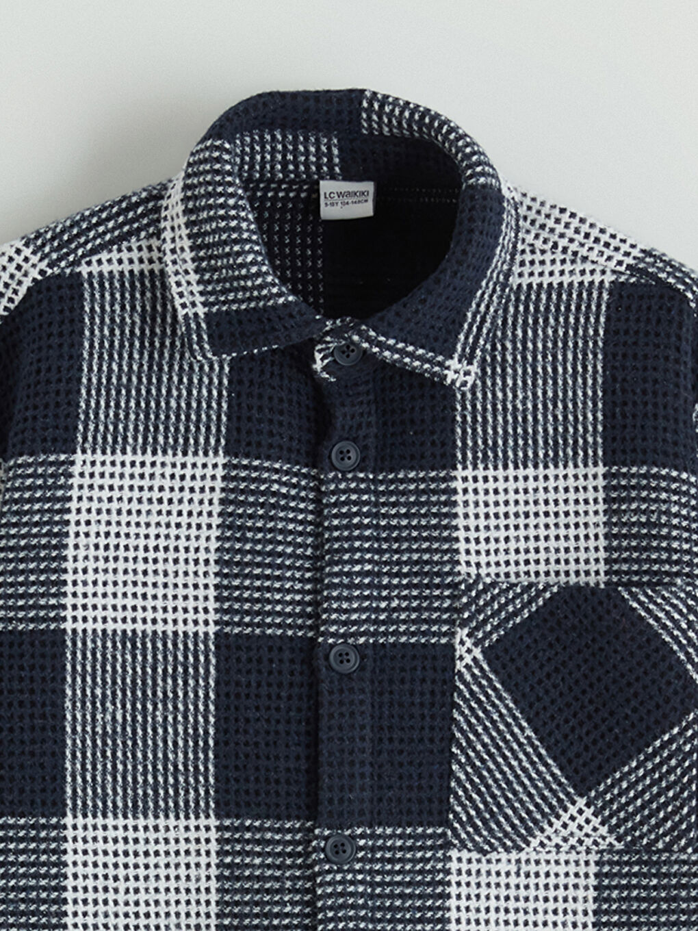 Plaid Boys' Flannel Shirt-2