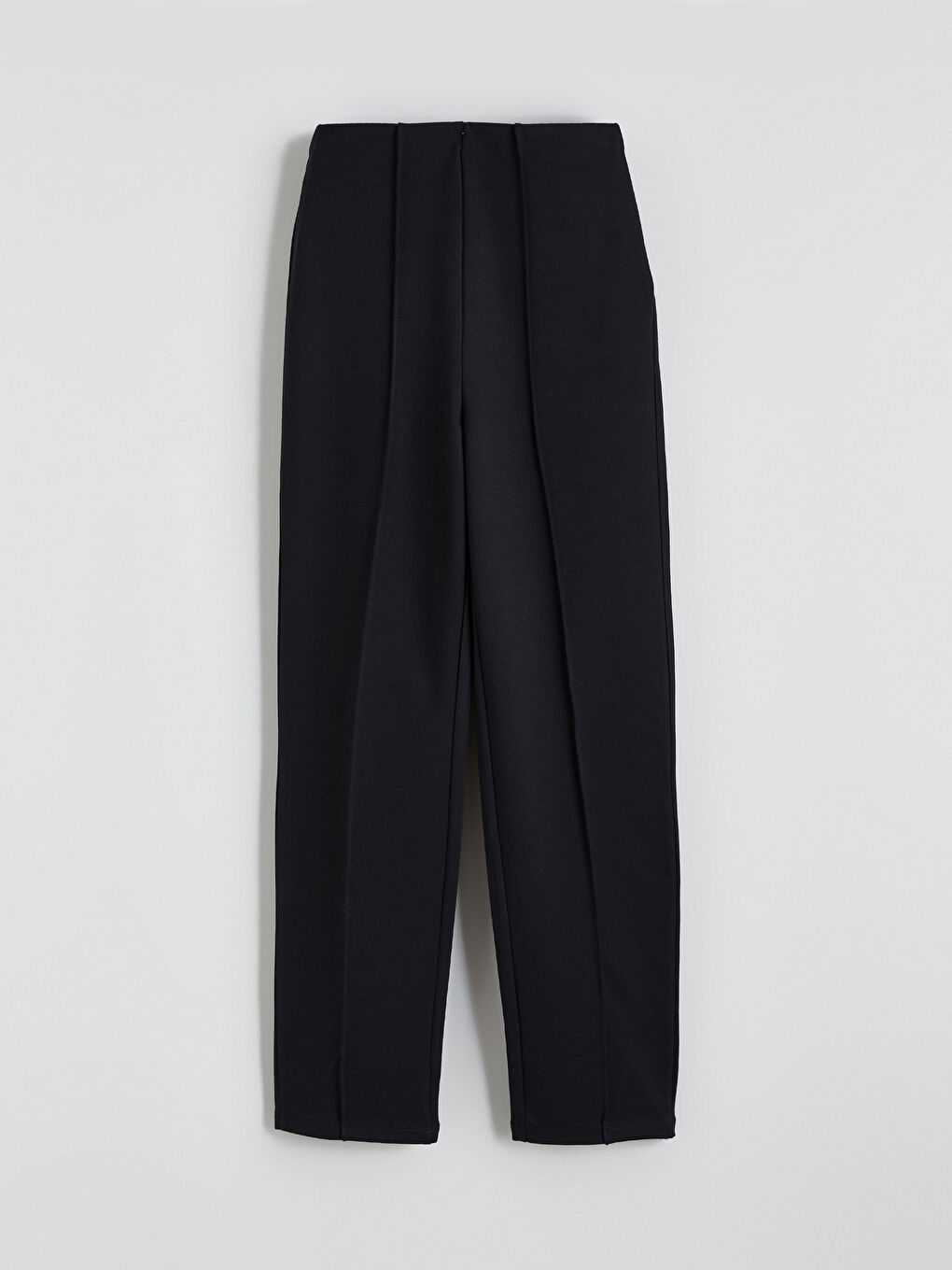 Slim Fit Women's Pleated Trousers-4