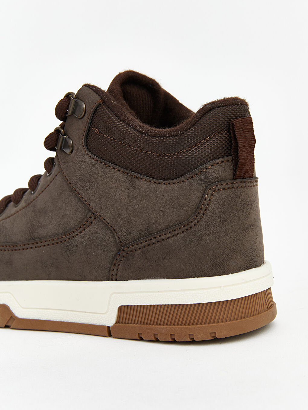 Kahverengi Süet Görünümlü Erkek Çocuk Spor Ayakkabı-4