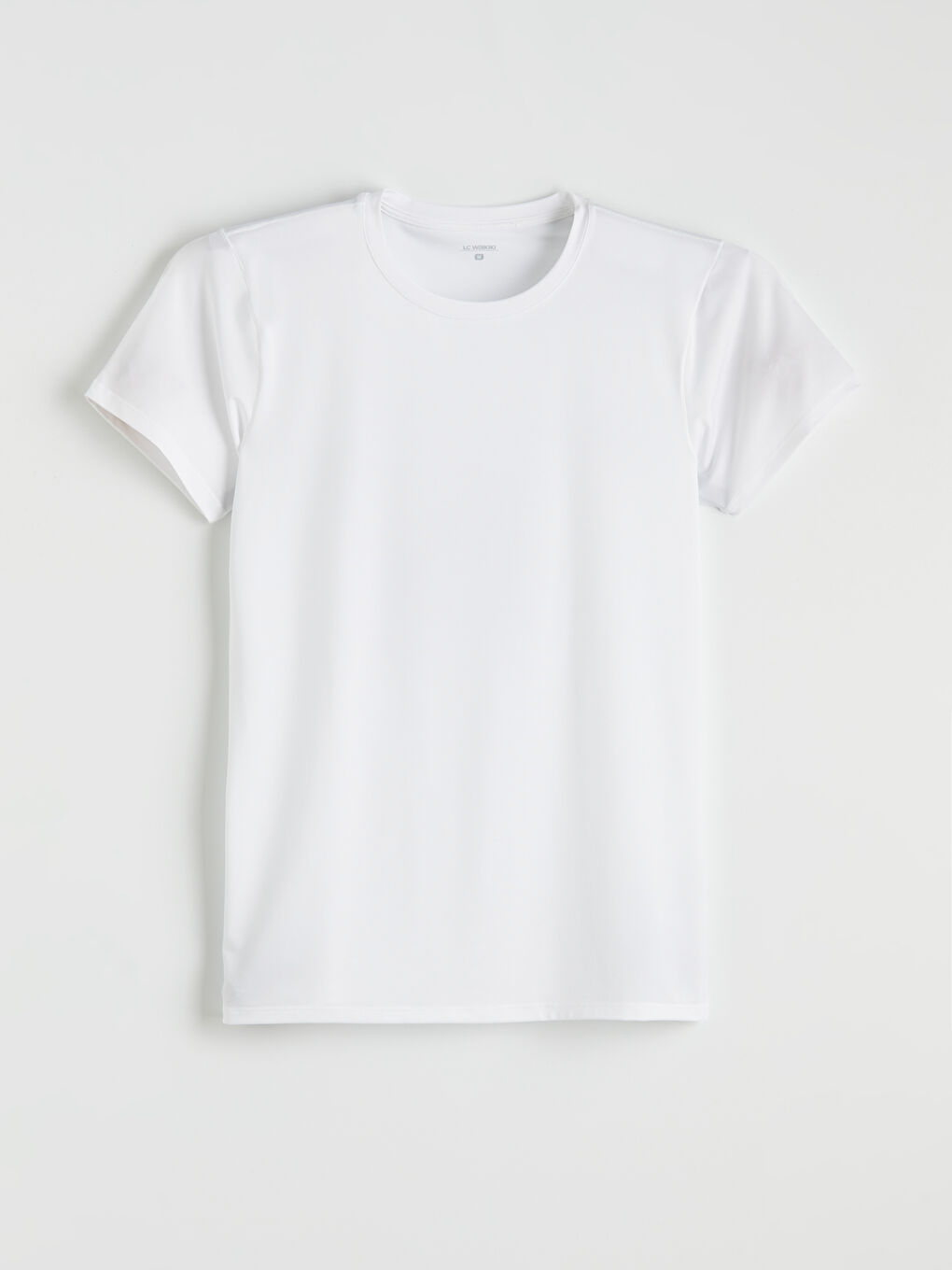 Beyaz Bisiklet Yaka Erkek İç Giyim Atlet