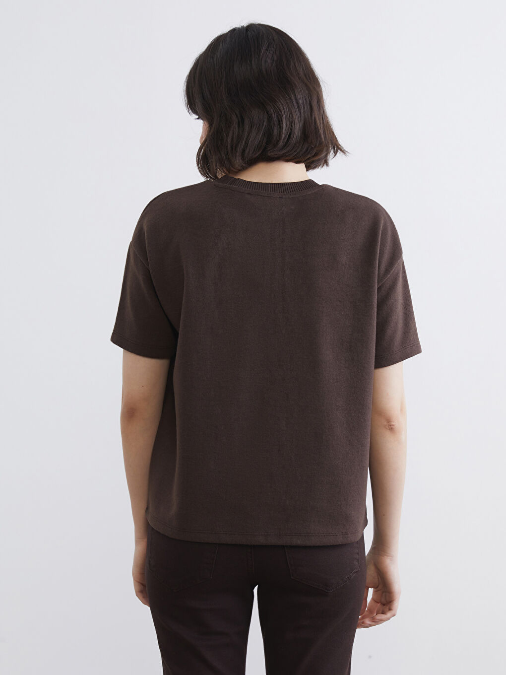 Woman BROWN Sweater-4