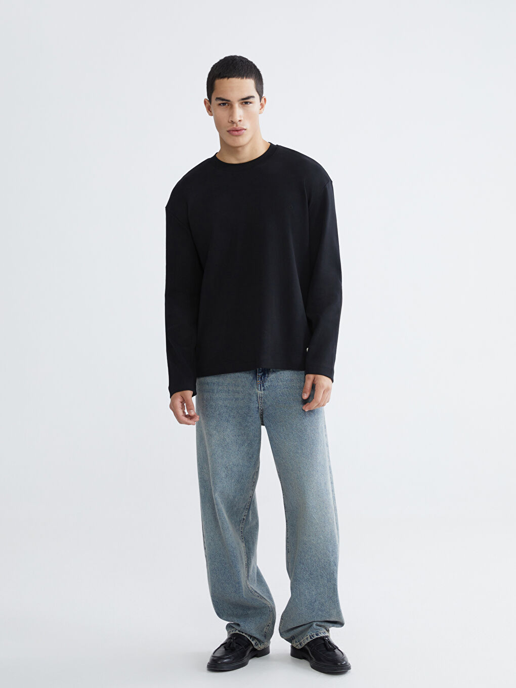 Crew Neck Men's Sweatshirt-1