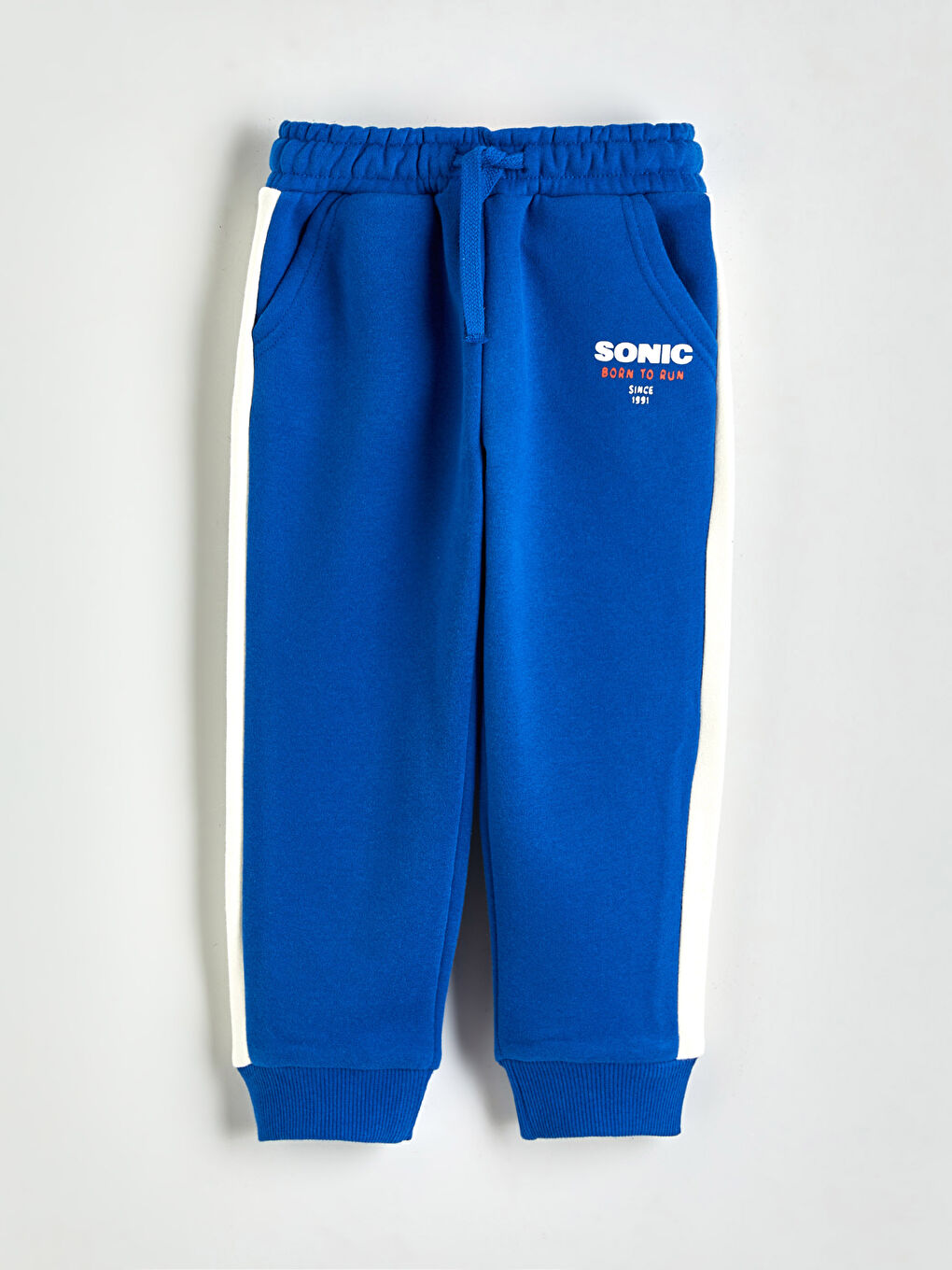 Bej Sonic Baskılı Erkek Çocuk Sweatshirt ve Eşofman Alt-4