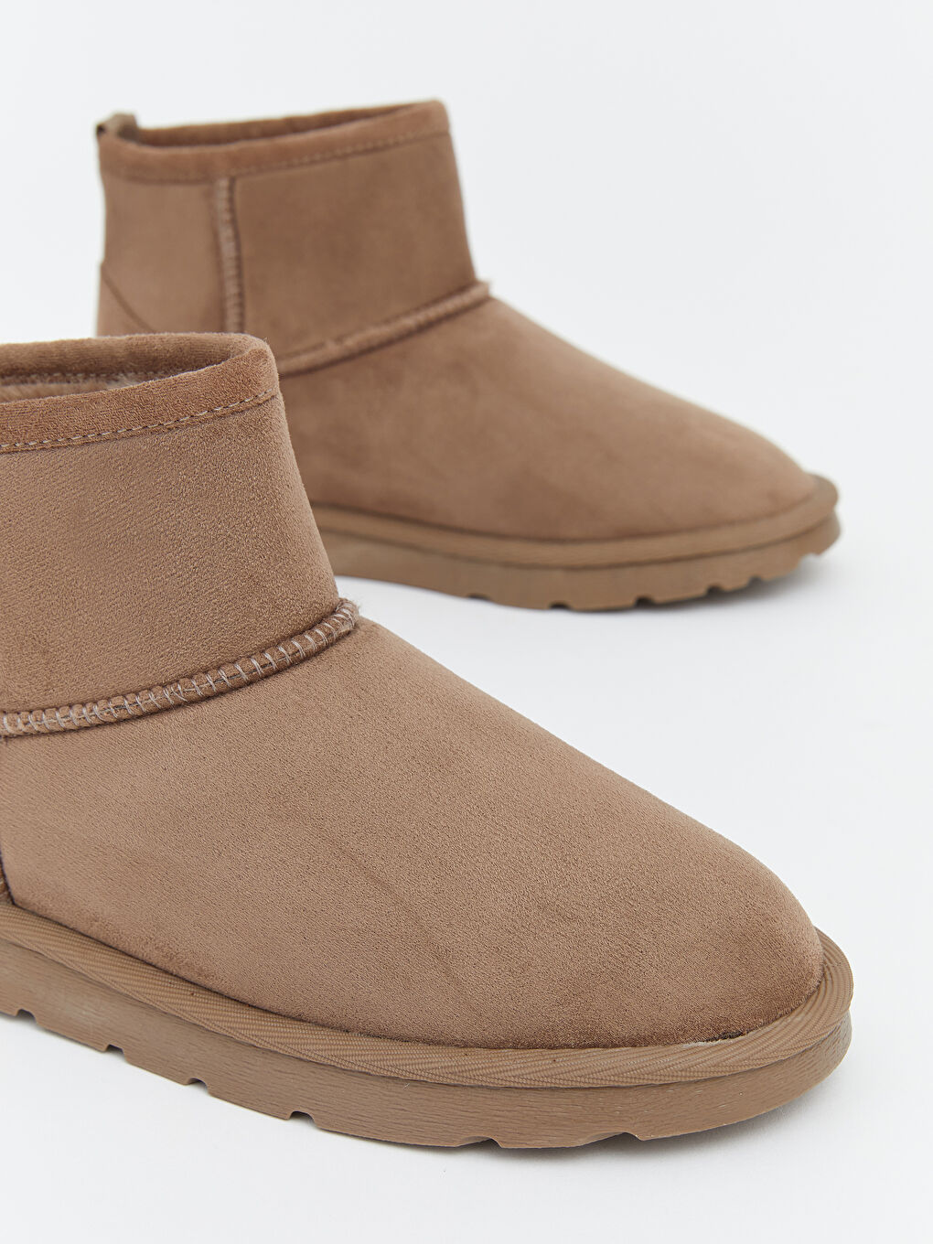 Bej Kız Çocuk Süet Bot-2