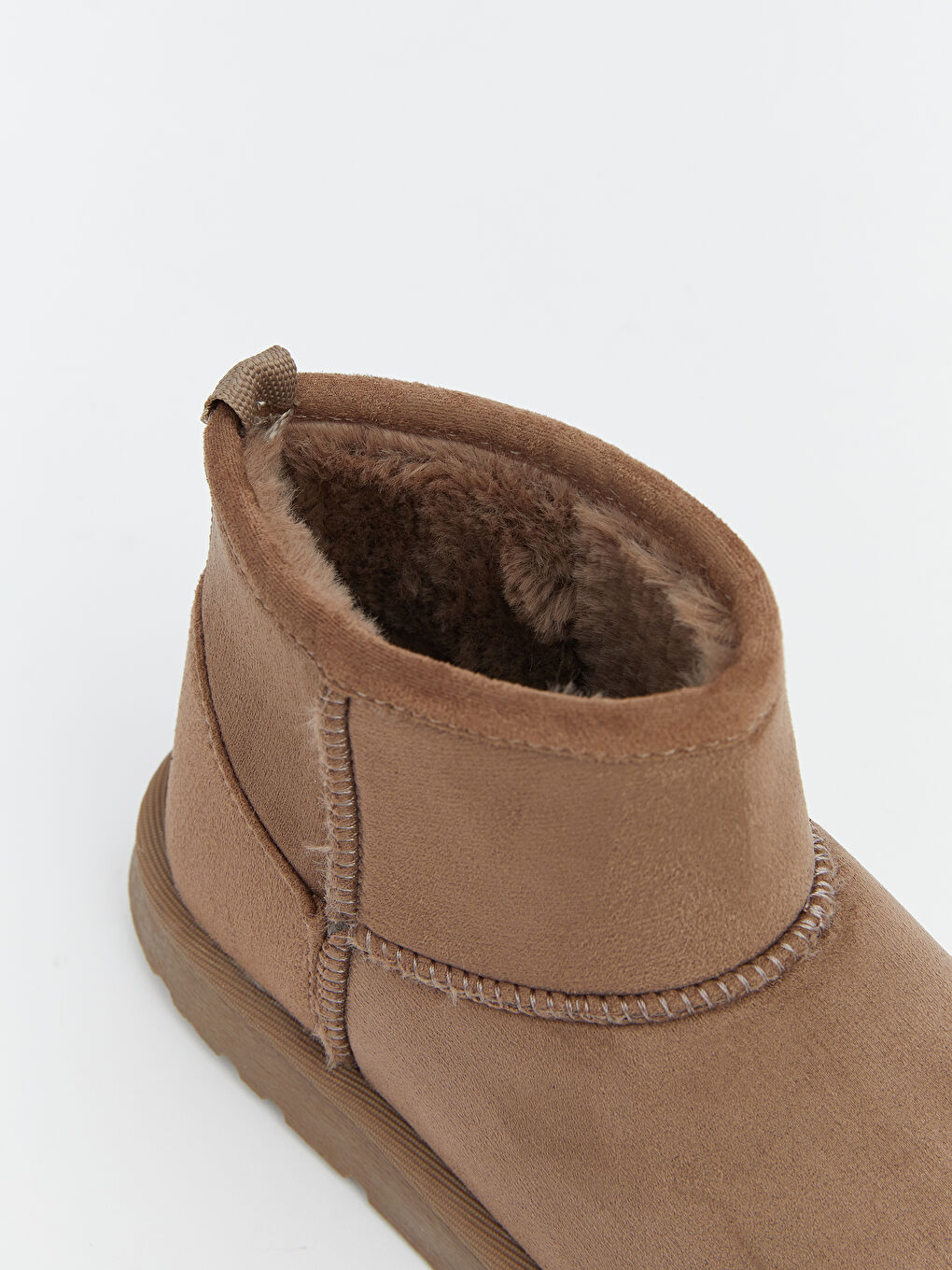 Bej Kız Çocuk Süet Bot-5