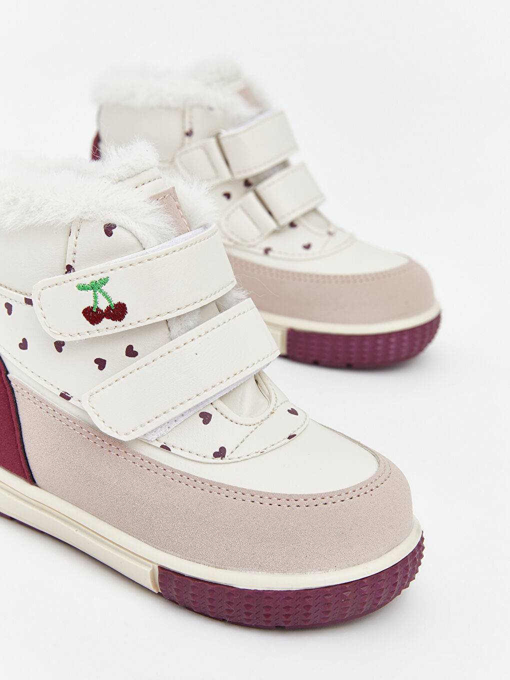 Bej Cırt Cırtlı Kız Bebek Bot-2