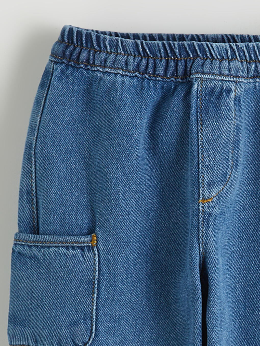 İndigo Loose Fit Erkek Bebek Jean Pantolon-1