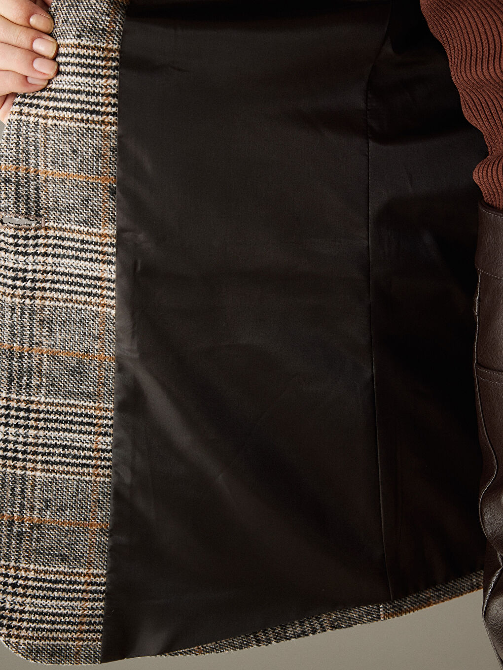 Plaid Women's Cachet Blazer Jacket-4