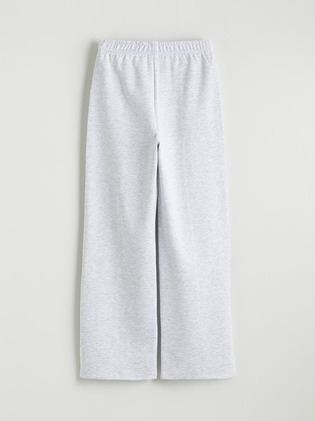 Gri Fiyonk Detaylı Kız Çocuk Kalın Eşofman Altı-1