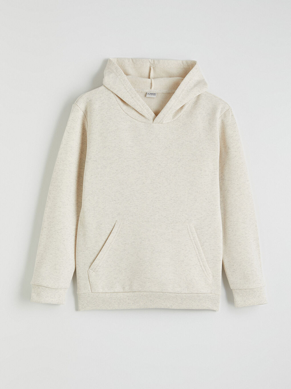 Gri Kapüşonlu Erkek Çocuk Kalın Sweatshirt