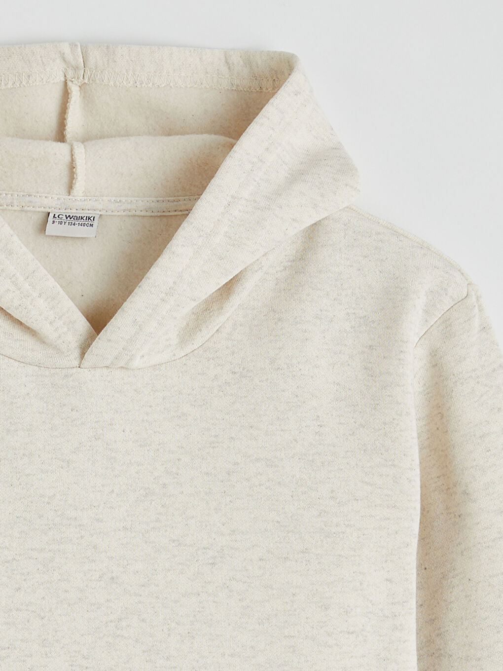 Gri Kapüşonlu Erkek Çocuk Kalın Sweatshirt-2