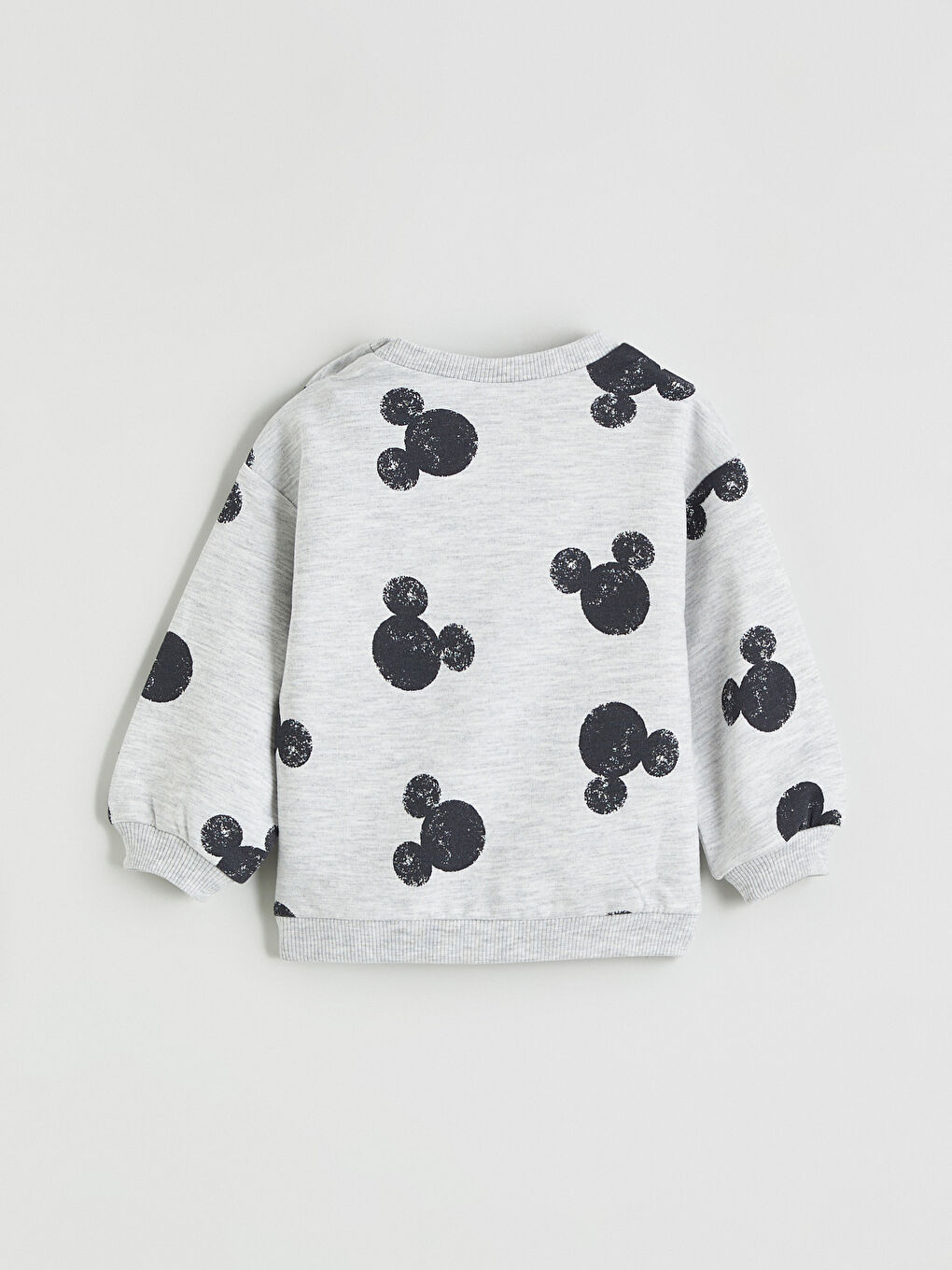 Gri Minnie Mouse Baskılı Erkek Bebek Takım-3