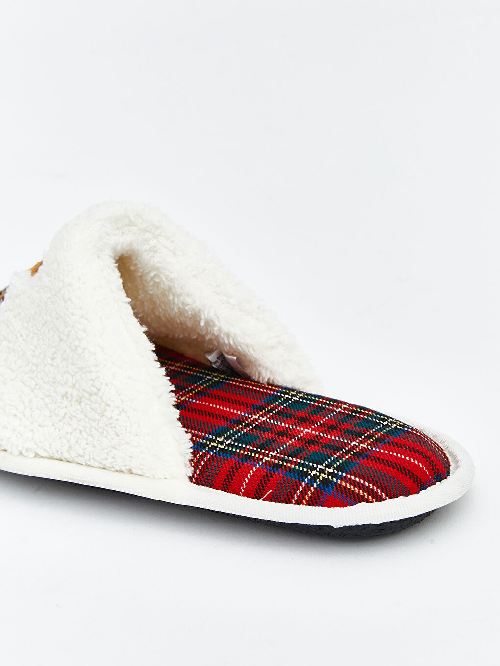 Beyaz Ayı Teddy Nakışlı Erkek Çocuk Ev Terliği-4