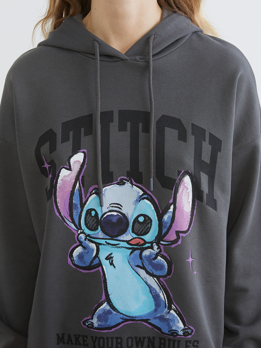 ქალი ანტრაციტი ჰუდი-2