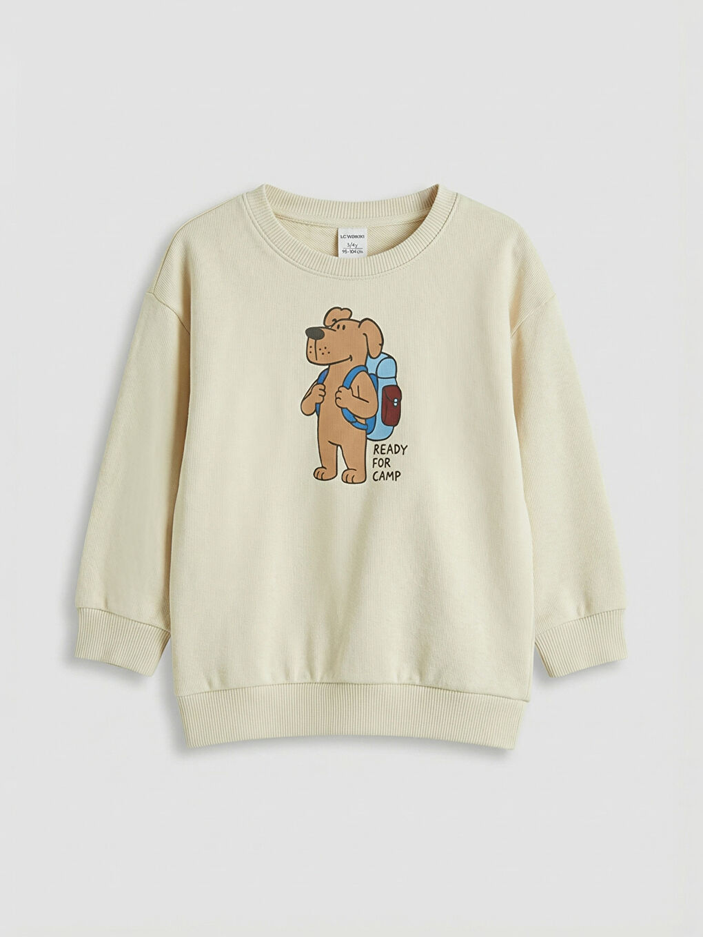 سويتشيرت مطبوع برقبة دائرية للأولاد