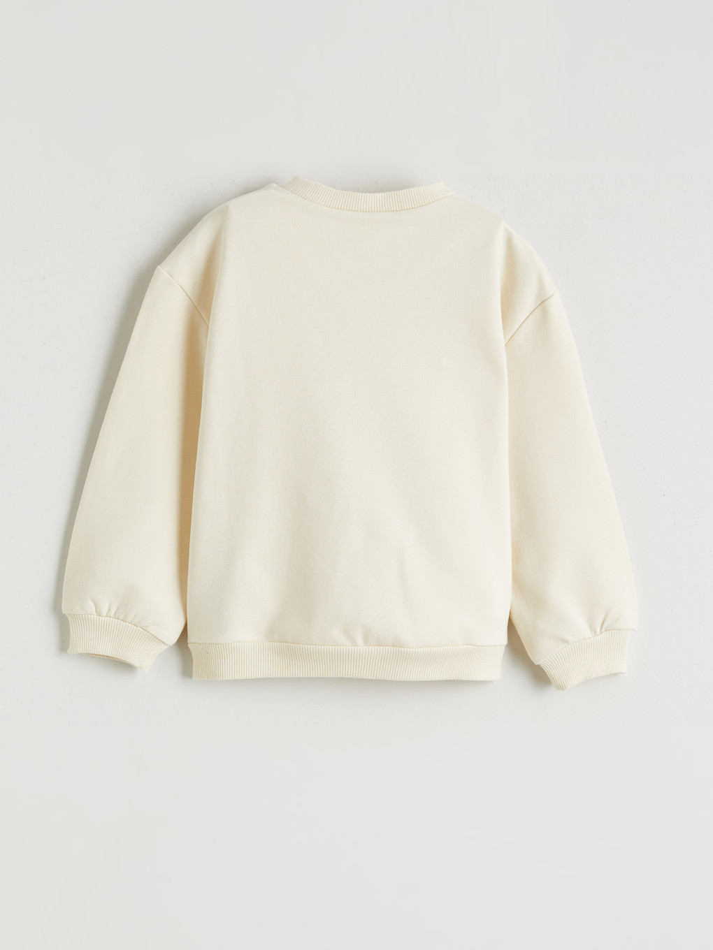 Bej Minnie Mouse Erkek Bebek Sweatshirt-1