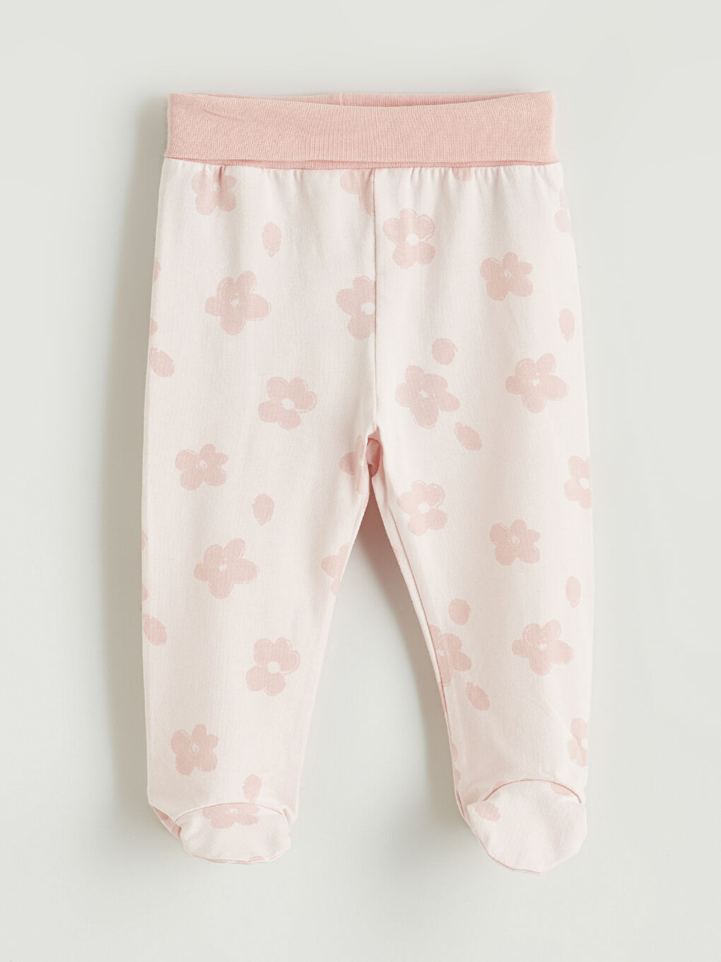 دوو دانە پانتۆڵی کچانی ساوا بە کەمەری لاستیکی-4