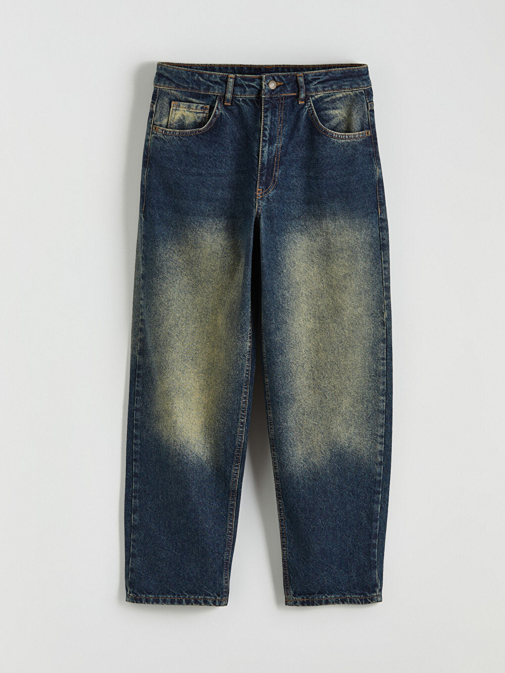 Әйелдерге арналған бос пішімді джинс шалбар-4