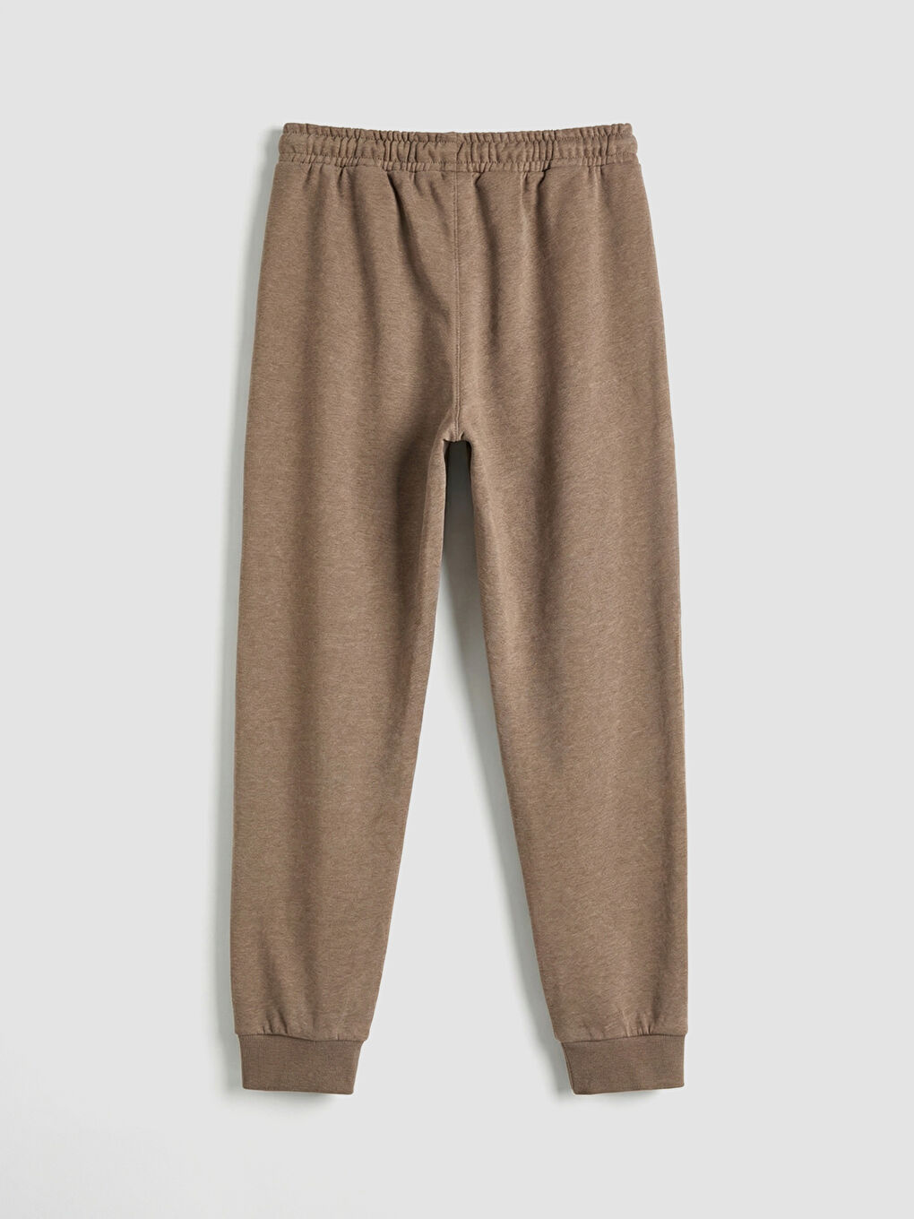 Bej Beli Lastikli Erkek Çocuk Jogger Eşofman Altı-1