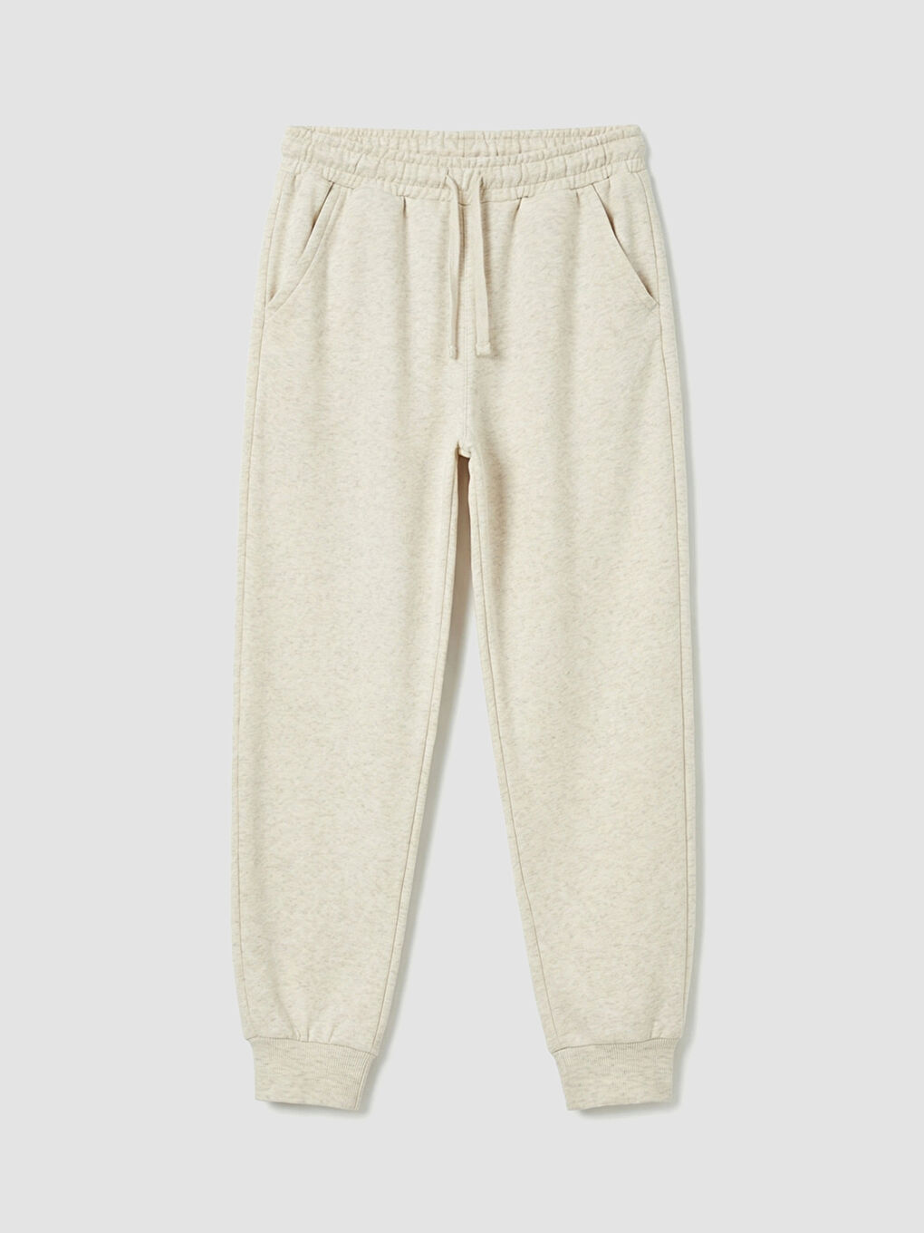 Gri Beli Lastikli Erkek Çocuk Jogger Eşofman Altı