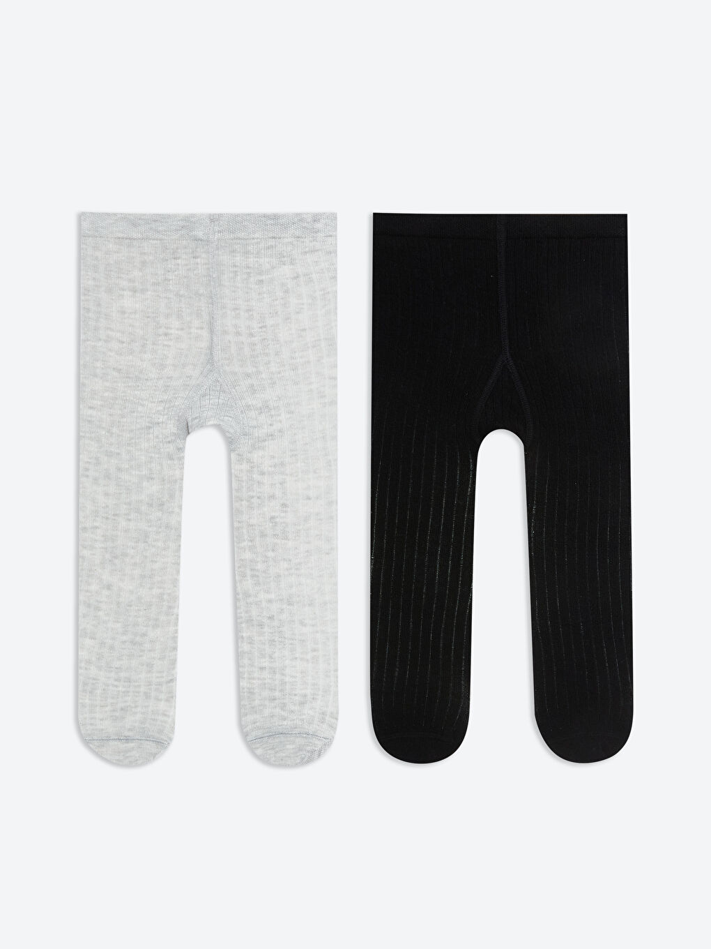 Siyah Fitilli Erkek Bebek Külotlu Çorap 2'li Paket