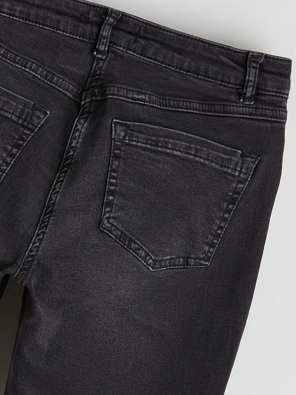 Siyah Slim Fit Kadın Jean Pantolon-5